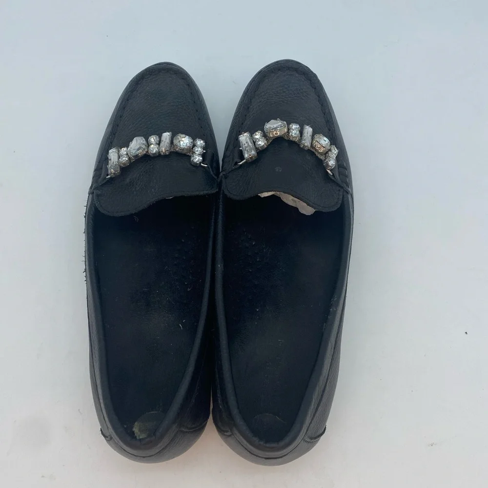 Leather Loafers with Rinestones - Picture 3 of 4